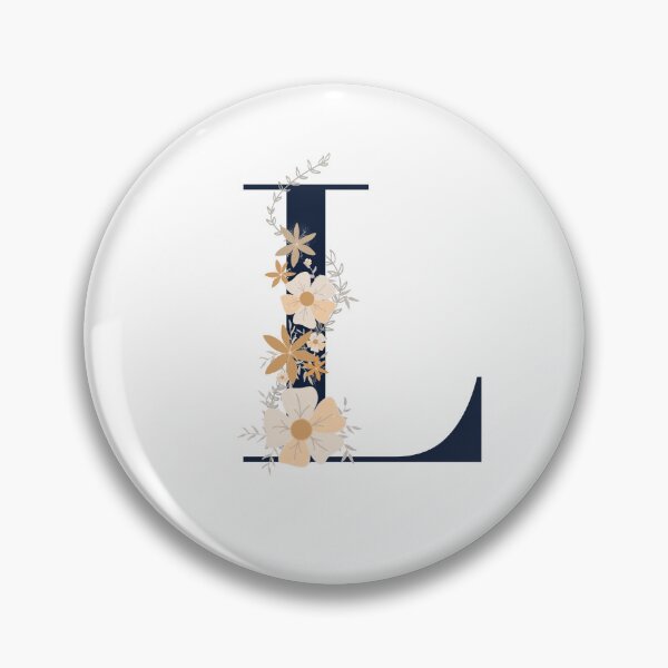 Item preview, Letter L monogram dark blue designed and sold by Bon-mots-jkd.