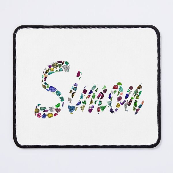 Item preview, The name SIMON made with Gemstones designed and sold by DigitalGemArt.