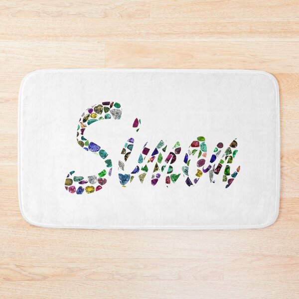 Item preview, The name SIMON made with Gemstones designed and sold by DigitalGemArt.
