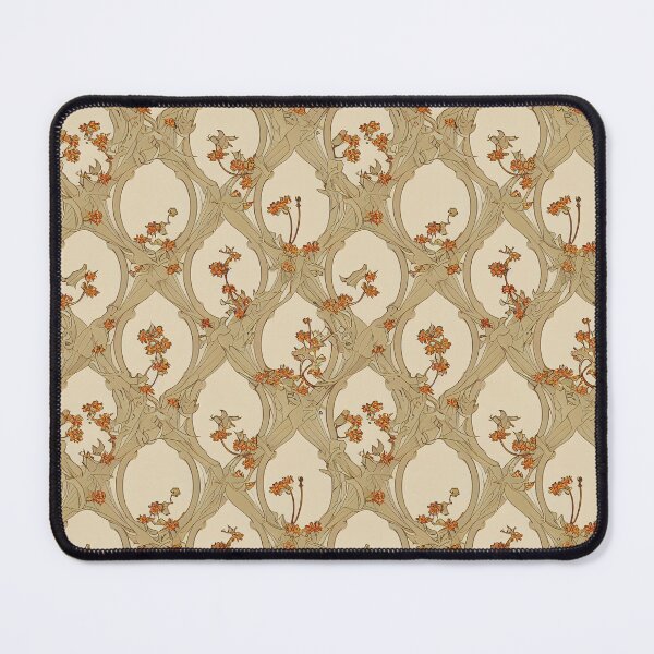 Item preview, Wonderful Art Nouveau Floral Pattern Alphonse Mucha William Morris designed and sold by NouveauPatterns.