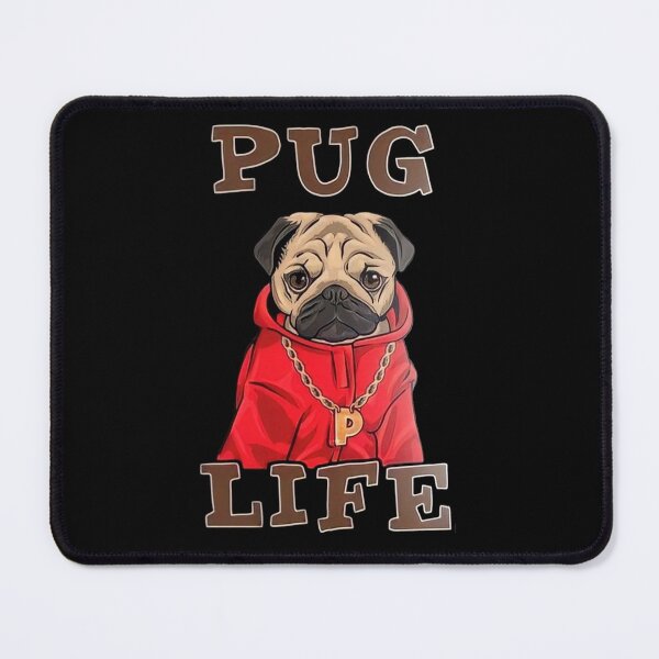 Item preview, Thug Pug dog art designed and sold by lacm2020.