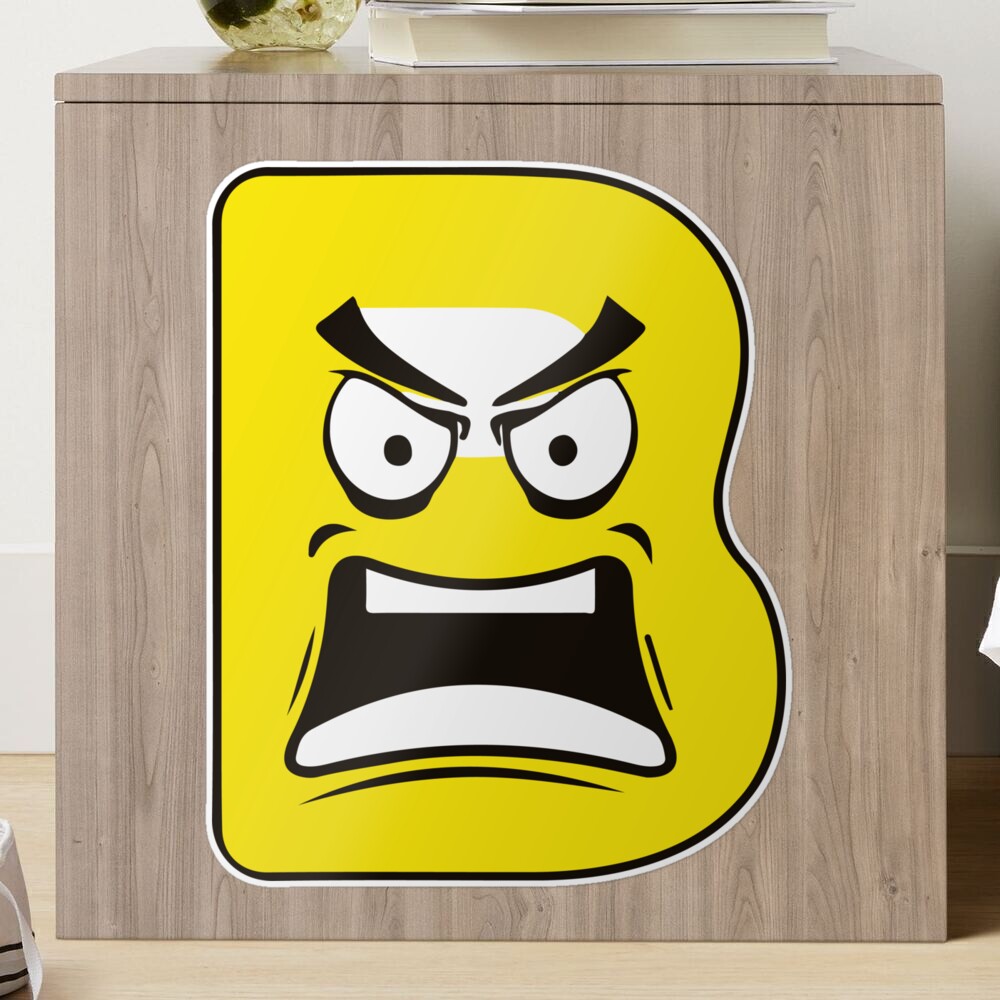 Emotion Letter B Alphabet Lore, Angry Latter Alphabet Lore Poster for Sale  by zackup