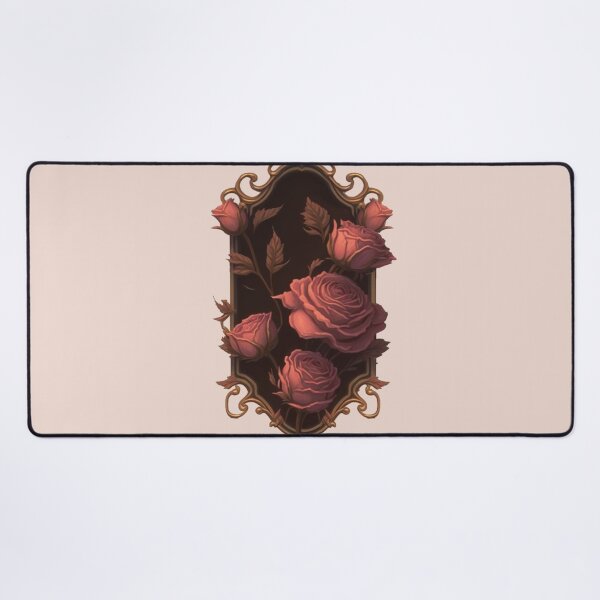 Item preview, Light background Vintage rose frame designed and sold by faewildlingart.