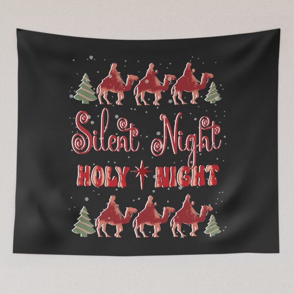 Item preview, Silent Night Holy Night, Christian Religious Gift for Christmas,  designed and sold by zicutza.