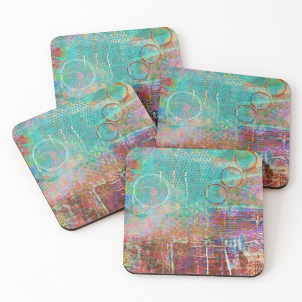Item preview, Beautiful Chaos.  Colorful Abstract In Pastel And Rusty Colors  designed and sold by Pretty-Bird.