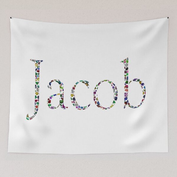 Item preview, The name JACOB made with Gemstones designed and sold by DigitalGemArt.
