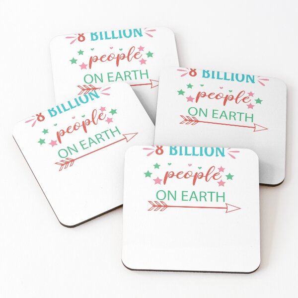Item preview, 8 billion people on earth  designed and sold by designedeco.