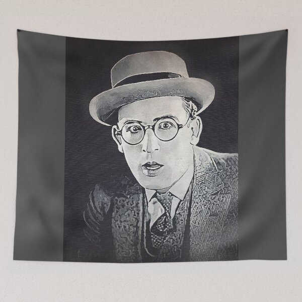 Item preview, Harold Lloyd Art - oil paint - D52 designed and sold by DecoVintage.