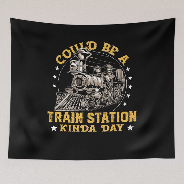 Item preview, It's a Train Station Kind of Day designed and sold by iliasjeff.