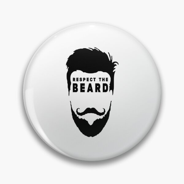 Item preview,  Respect The Beard - Funny Beard Gifts - Black Mustaches - Beard and Mustache designed and sold by Stixdesigns.