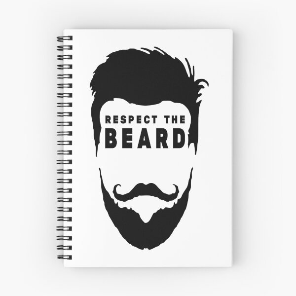 Item preview,  Respect The Beard - Funny Beard Gifts - Black Mustaches - Beard and Mustache designed and sold by Stixdesigns.