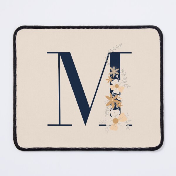 Item preview, Letter M monogram dark blue designed and sold by Bon-mots-jkd.