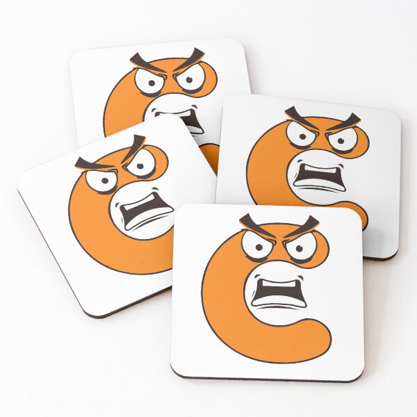 Item preview, Emotion Letter C Alphabet Lore, Angry Latter Alphabet Lore designed and sold by zackup.