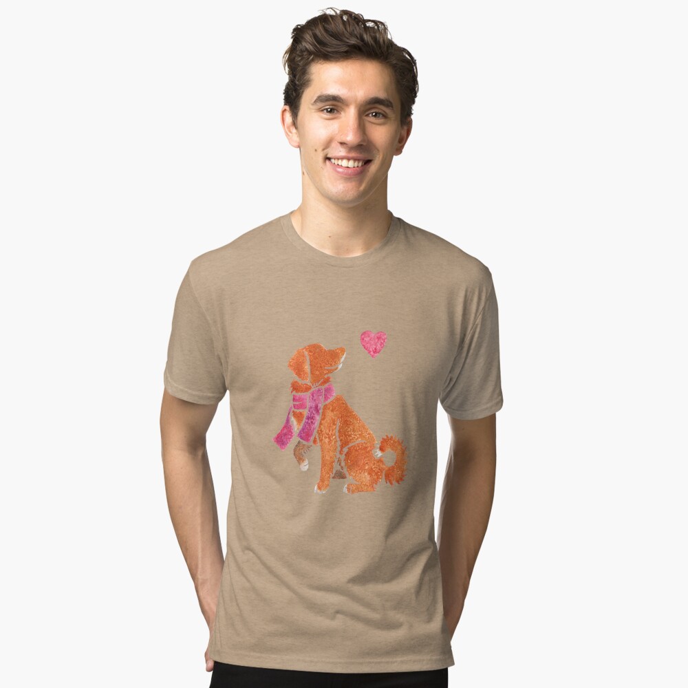Item preview, Tri-blend T-Shirt designed and sold by animalartbyjess.