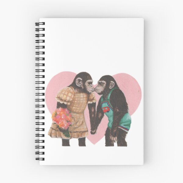 Item preview, Two monkeys in love  designed and sold by be-loo-ved.