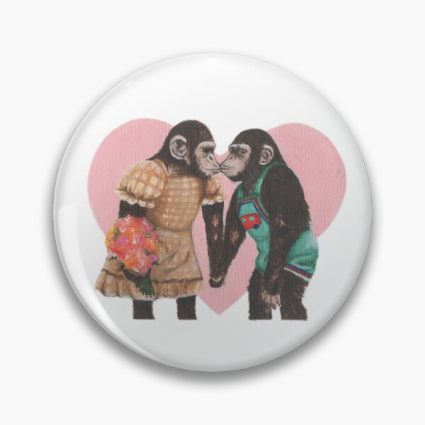 Item preview, Two monkeys in love  designed and sold by be-loo-ved.