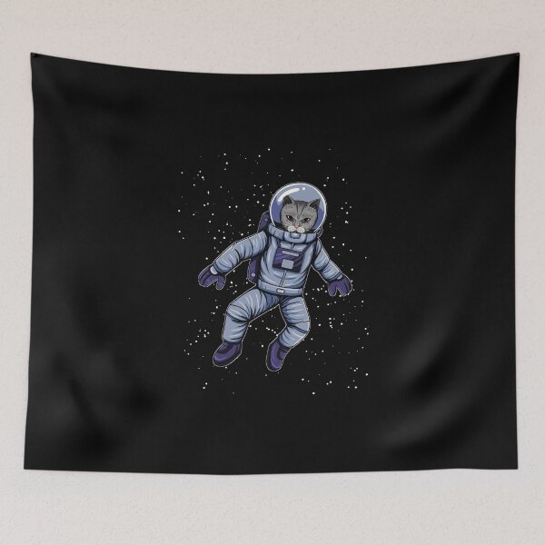 Item preview, funny astronaut cat 2 designed and sold by lovefate-art.