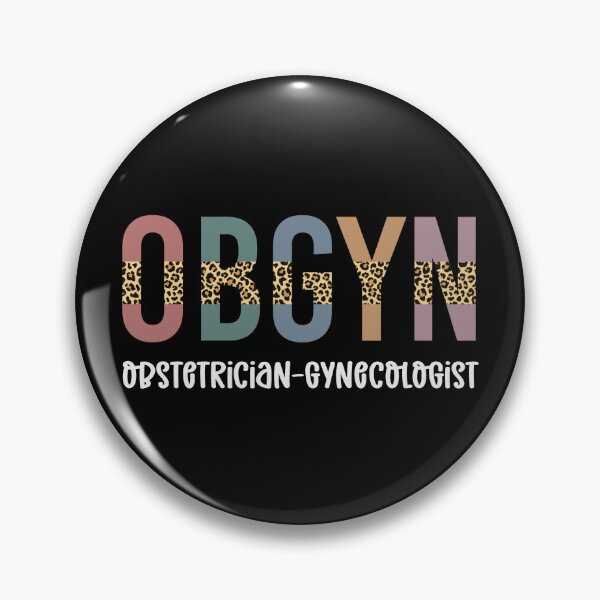 Item preview, OBGYN Obstetrician Gynecologist Leopard Print Typography OBGYN gifts designed and sold by Violet Treasures.