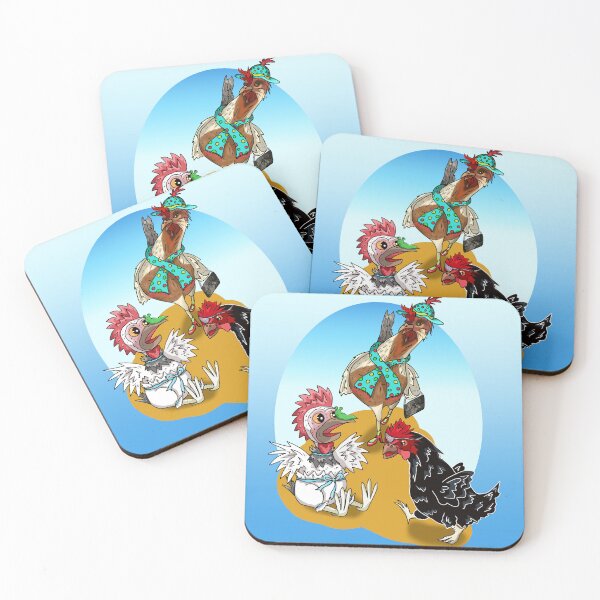 Item preview, The Cartoon chickens of Bebington UK designed and sold by BeingNow.