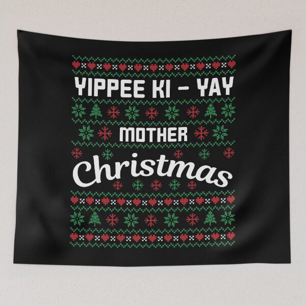 Item preview, Yippee Ki - Yay Mother Christmas Ugly Christmas Sweather designed and sold by RepublicOfFire.