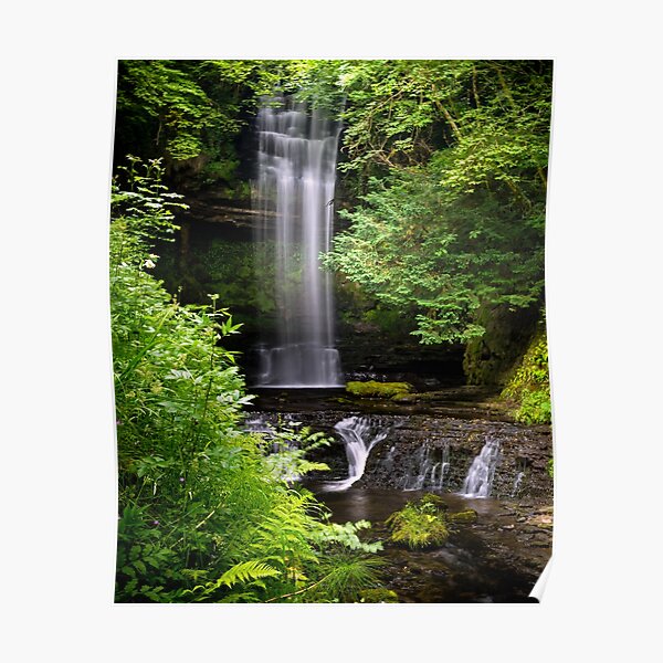 Glencar Waterfall Poster