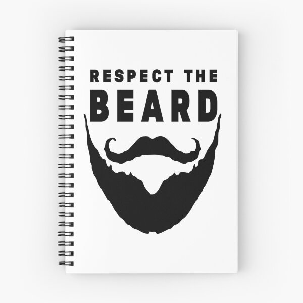 Item preview, Respect The Beard - Funny Beard Gifts - Black Mustaches - Beard and Mustache designed and sold by Stixdesigns.