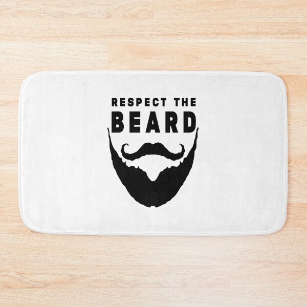 Item preview, Respect The Beard - Funny Beard Gifts - Black Mustaches - Beard and Mustache designed and sold by Stixdesigns.