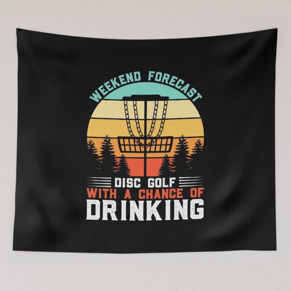 Item preview, Weekend Forecast Disc Golf With A Change designed and sold by netdota.