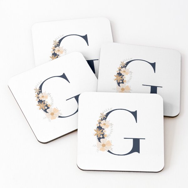 Item preview, Letter G monogram dark blue designed and sold by Bon-mots-jkd.