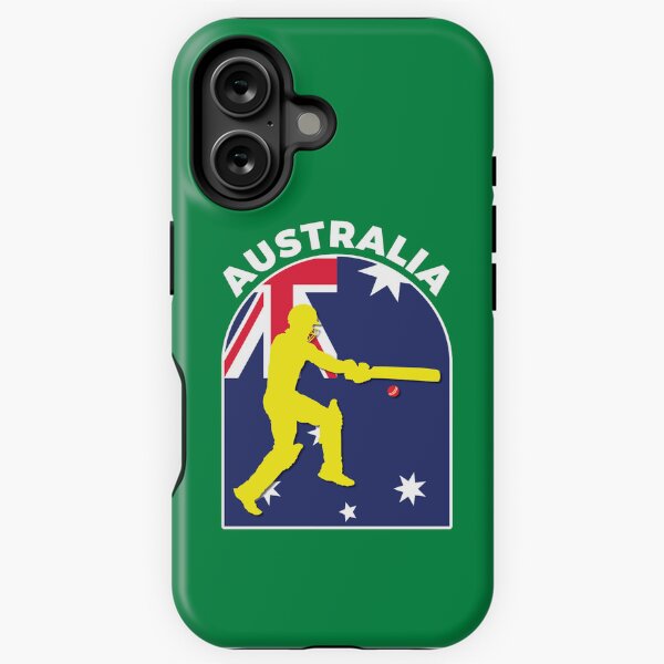 Item preview, Australia Cricket Cricketer Batsman Australia Flag - Cricket Fans designed and sold by DPattonPD.