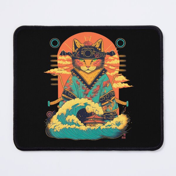 Aperçu de l'œuvre Chat Samouraï 12 créée et vendue par TheSamuraiCat.