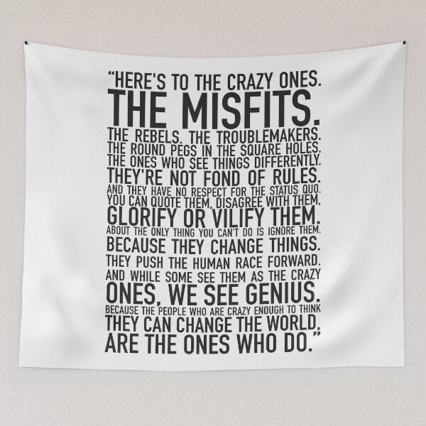 Item preview, Here's to the crazy ones designed and sold by Brian Vegas.
