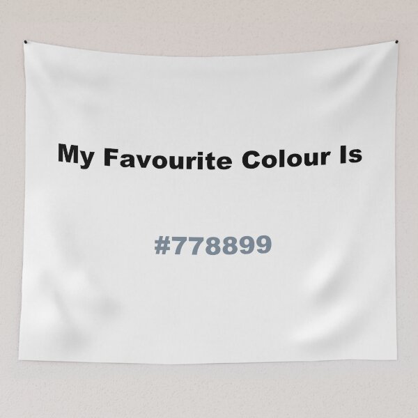 Item preview, My Favourite Colour Is #778899 designed and sold by kiippers.