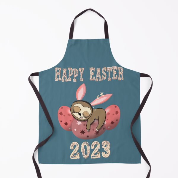 Item preview, Happy Easter 2023 sleepy rabbit sloth designed and sold by TipTopTapo.