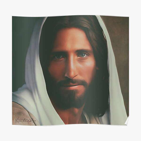 "Jesus Portrait" Poster for Sale by Philipe3d Redbubble