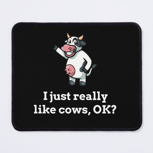 Item preview, I Just Really Like Cows Ok? designed and sold by Epic Tees.