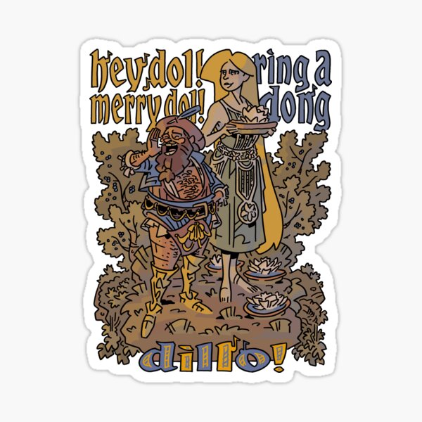 Hey dol! Merry dol! Ring a dong dillo! Sticker