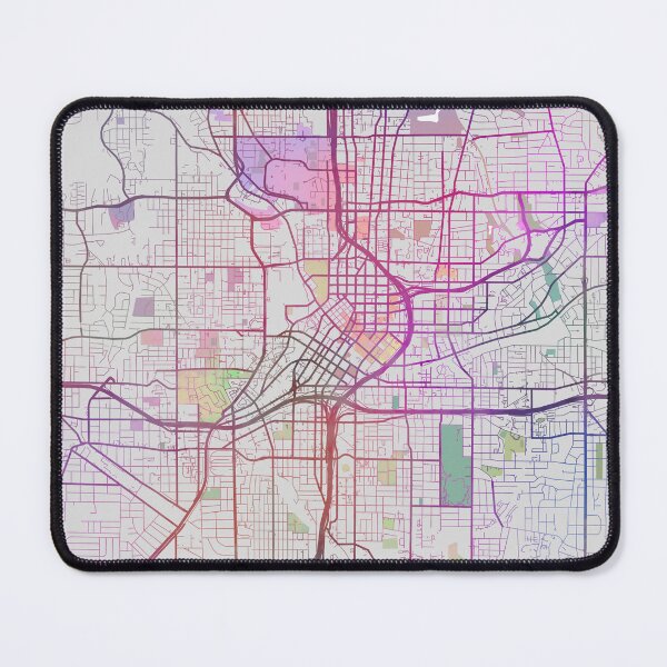 Item preview, Atlanta City Map, USA City Georgia, Travel, Traveler Gift  designed and sold by TheRedFinch.