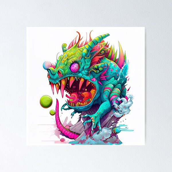 Item preview, Zombie Dragon  designed and sold by AiBroughtToLife.