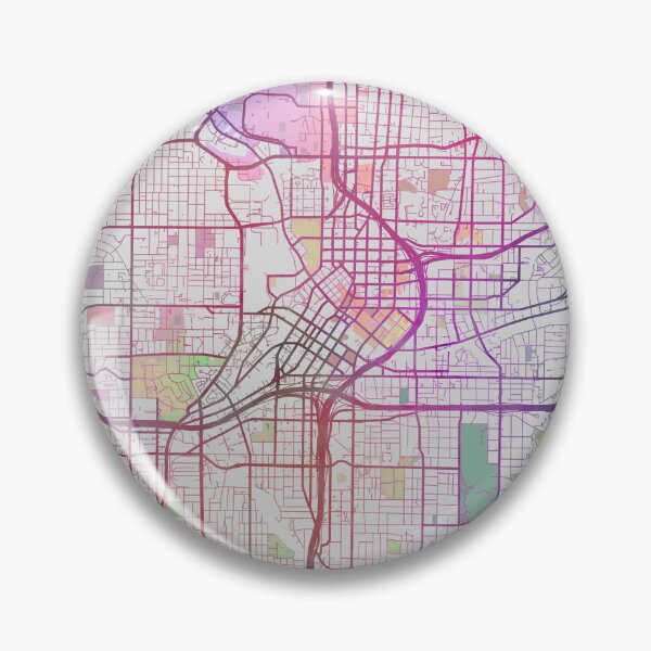 Item preview, Atlanta City Map, USA City Georgia, Travel, Traveler Gift  designed and sold by TheRedFinch.