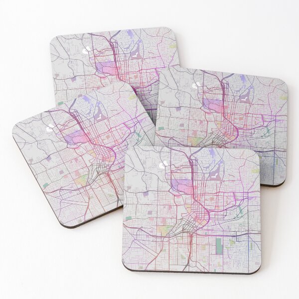 Item preview, Atlanta City Map, USA City Georgia, Travel, Traveler Gift  designed and sold by TheRedFinch.
