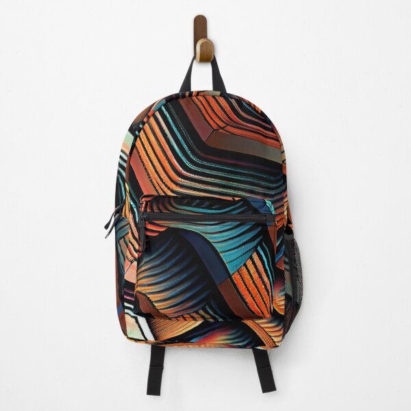 Item preview, Three Dimensional Wave Colorful Pattern Print Digital Painting designed and sold by CodeAndColors.