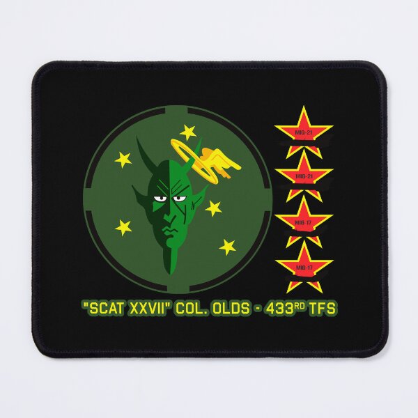 Item preview, USAF - 433 TFS Scat XVII Colonel Olds - 4 MiGs kills - Clean Style designed and sold by pzd501.