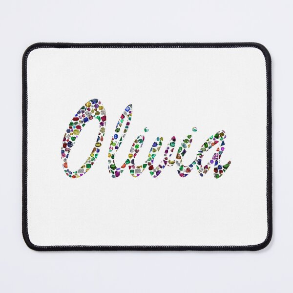Item preview, The name OLIVIA made with Gemstones designed and sold by DigitalGemArt.
