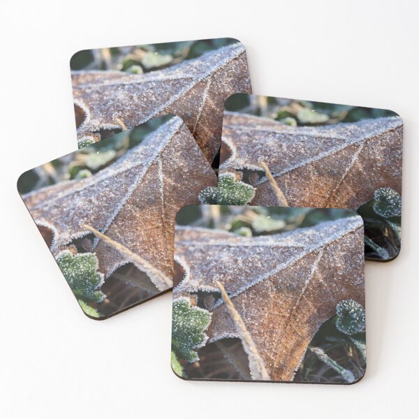 Item preview, Frosty Autumn Leaves designed and sold by LisaNaturePhoto.