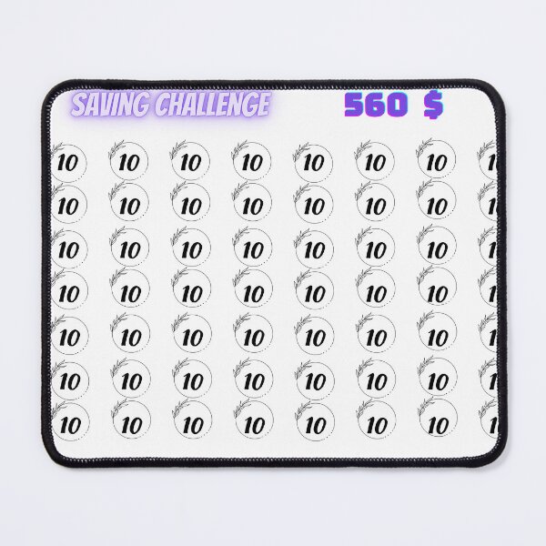 Item preview, Saving challenge designed and sold by ArtStyleTetka.