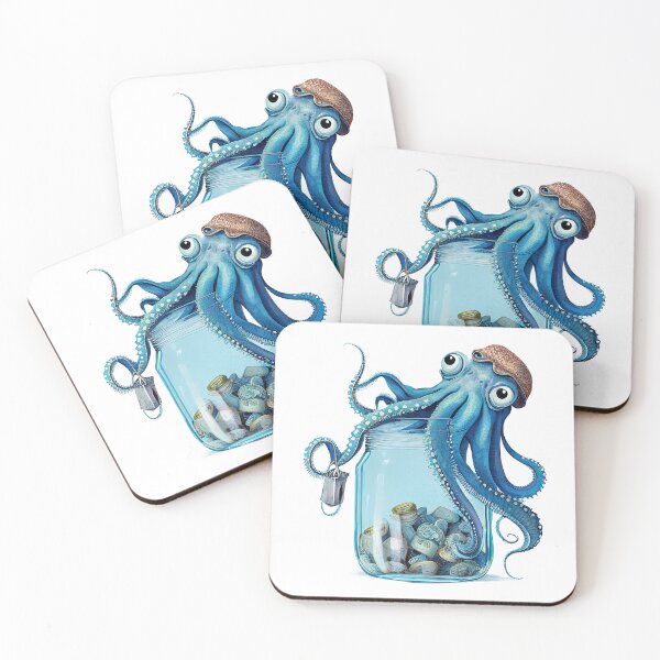 Item preview, Cute Clever Octopus designed and sold by Bondoboxy.