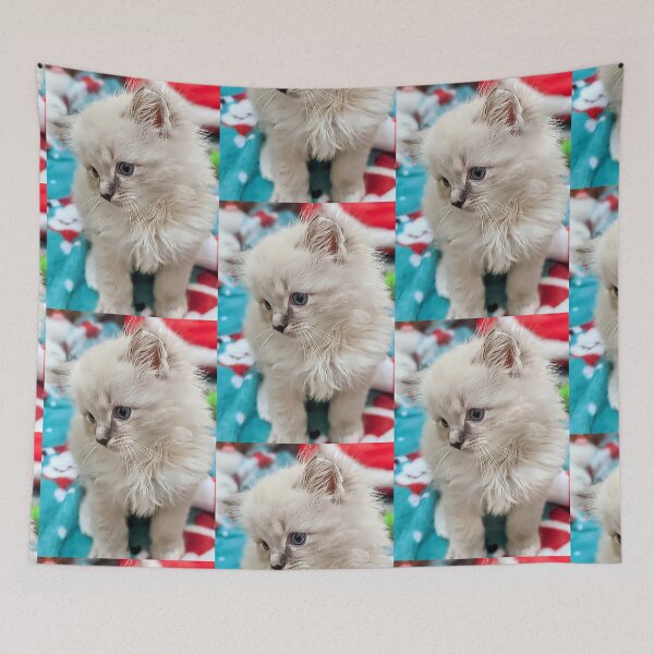 Item preview, Sweet Christmas ragdoll kitten designed and sold by Fluffycat2020.