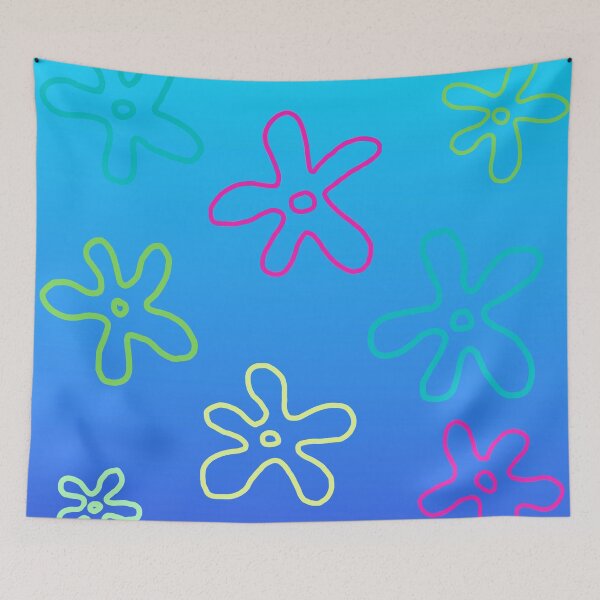 Item preview, Spongebob Bikini Bottom Flower Design designed and sold by luckymooninc.