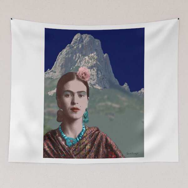 Item preview, Frida with La Peña de Bernal (Ver 1.1) designed and sold by Jorge Santiago Jiménez.
